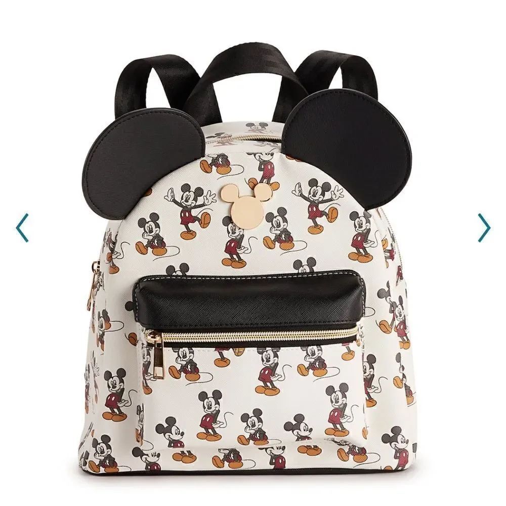 Disney Mickey Mouse Classic Toss Pattern Backpack NWT